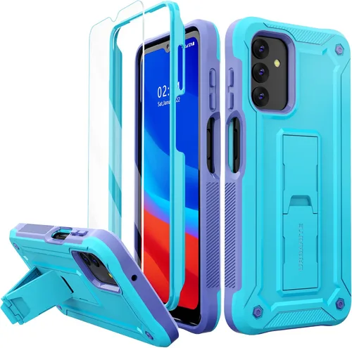 Miniatura 14 de URBANITE Funda para Samsung Galaxy A13 con soporte, protección a prueba de golpes de grado militar con protector de pantalla compatible con teléfono