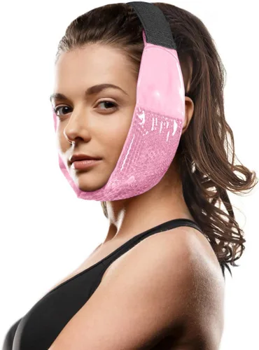 Miniatura 8 de FOMI Care - Bolsa de hielo para mandíbula y frente fría y caliente Envoltura de cuentas de gel flexible para ATM, muelas del juicio, cirugía oral