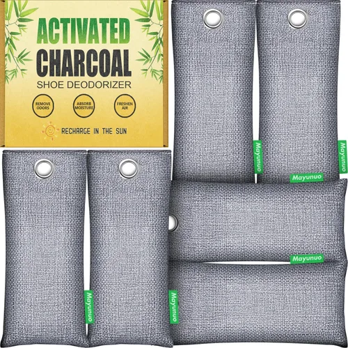Miniatura 8 de Absorbedor de olores de carbón activado, inserto desodorante natural para zapatos, eliminador de olores de zapatillas y absorbentes de humedad.