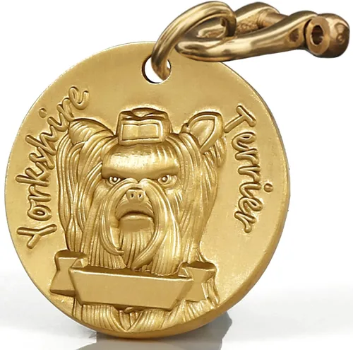 Miniatura 46 de Etiqueta de perro retro de cobre puro tridimensional con estampado de mascotas en relieve, etiquetas personalizadas para mascotas, etiquetas