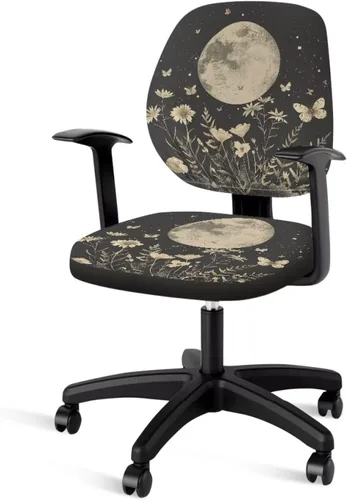Miniatura 41 de Office Chair Covers with Arms Trendy American Flag Lightweight Computer Chair Slipcover Set of 2 Elastic Fabric Furniture Protector for Swivel