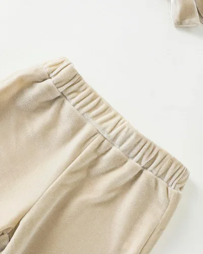 Miniatura 36 de Renotemy Conjunto de ropa para bebé recién nacida, para otoño e invierno, manga larga, pantalones, lindo conjunto de ropa para bebé niña