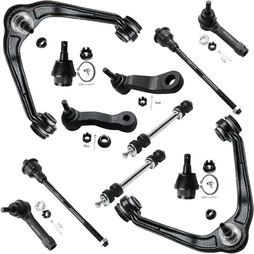 Detroit Axle -12 piezas Kit de extremo delantero para Chevy GMC Silverado Sierra Suburban Yukon XL Avalanche 1500 Tahoe Cadillac Escalade ESV EXT