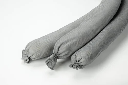 Miniatura 2 de Calcetines absorbentes universales – Serpiente para aceite y agua – 3 x 48 pulgadas – Absorbe hasta 30 galones – Super Poly Sock Absorber