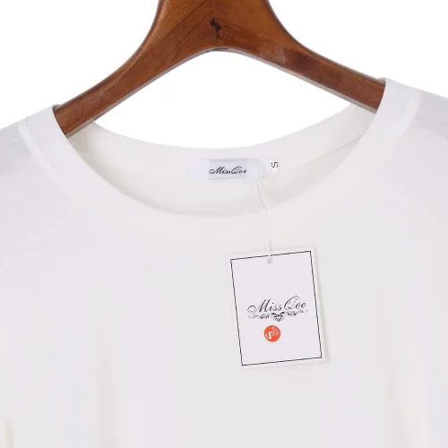 Miniatura 5 de Coolmee - Camiseta de maternidad fruncida con botones laterales, túnicas de maternidad de manga corta
