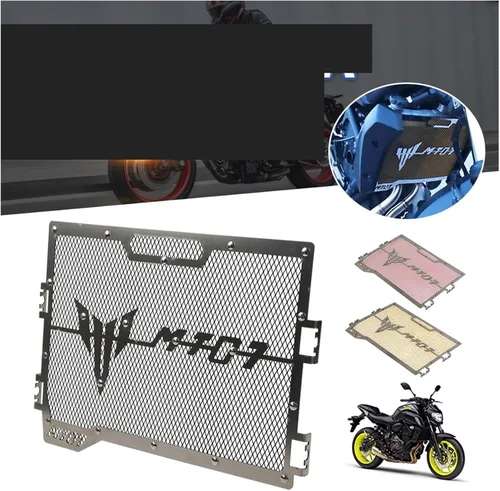 Miniatura 3 de Motorcycle Radiator Grille Guard Protection Grill Cover Compatible with MT-07 MT07 MT 07 2022-2014 2015 2016 2018 2019 2020 2021