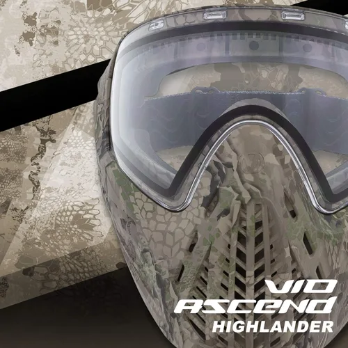 Miniatura 3 de Virtue VIO Ascend térmico Paintball anteojos con lente de doble panel Highlander Camo