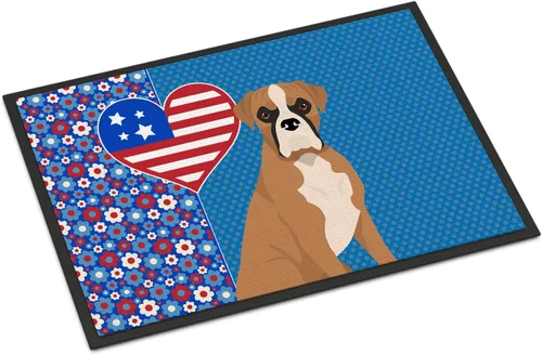 Miniatura 16 de Caroline's Treasures WDK5119JMAT Airedale Terrier USA - Tapete para interiores o exteriores, 24 x 36 pulgadas, tapete para puerta delantera