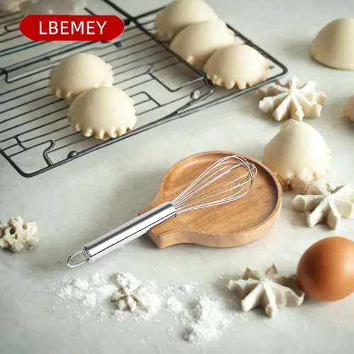 Miniatura 6 de LBEMEY Soporte para cucharas de madera de acacia para estufa, soporte redondo liso para cuchara de madera para encimera de cocina con pies de Marrón