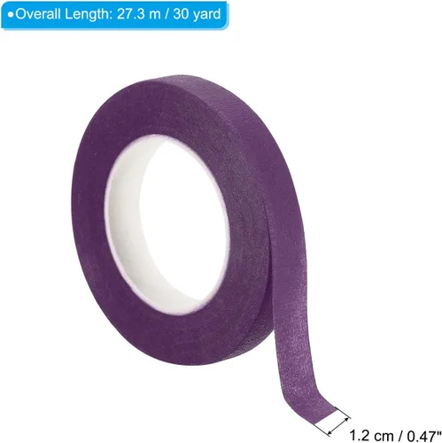 Miniatura 2 de PATIKIL Cintas florales de 30 yardas, 6 rollos de cinta de floristería, papel crepé, ramos de flores, cintas impermeables para envolver tallos