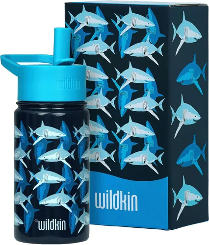 Miniatura 27 de Wildkin Kids - Botella de agua de acero inoxidable de 14 onzas para niños – Sin BPA, a prueba de fugas, aislada, fácil de limpiar - Ballerina