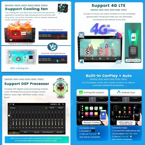 Miniatura 4 de Estéreo de doble DIN para automóvil con pantalla táctil de 9 pulgadas, reproductor de video multimedia para Chevrolet Lova Captiva Gentra Aveo Epica