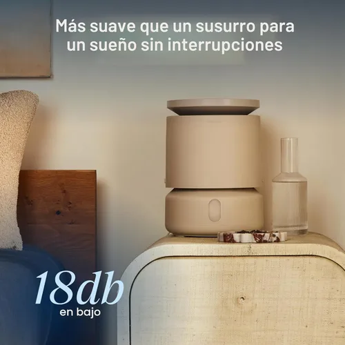 Miniatura 6 de BLUEAIR Humidificador de Habitación - DreamWell - 48 Horas Llenado Superior Sin Niebla Tecnología InvisibleMist Piedra Aromática para Aceites Beige