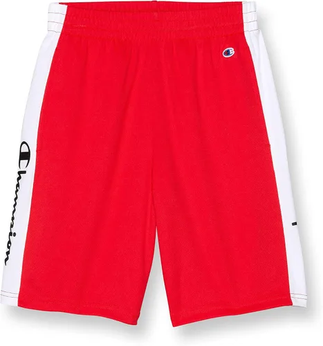 Champion Pantalones cortos deportivos para niños, pantalones cortos ligeros para niños, gráficos, 8 pulgadas