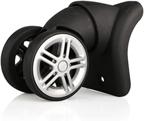 Miniatura 9 de Ruedas giratorias conectadas silenciosas de plástico y poliuretano de 3 pulgadas para equipaje, compatible con automóviles de pasajeros y SUV