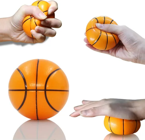 Miniatura 3 de Novelty Place Pelotas antiestrés exprimibles, béisbol, baloncesto, fútbol, fútbol para aliviar la tensión, accesorios de relajación, juguetes