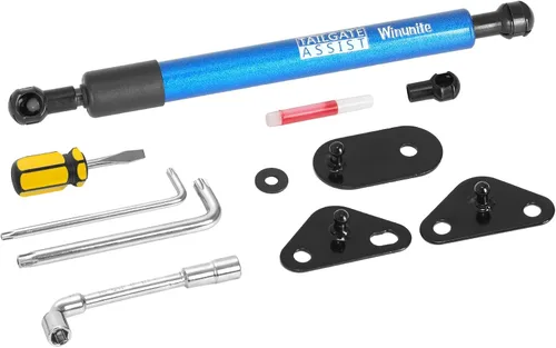 Miniatura 9 de Winunite Compatible con F150 2015-2025 Asistente de Compuerta Trasera – Material de Acero Inoxidable, Descenso Controlado Silencioso, No Más