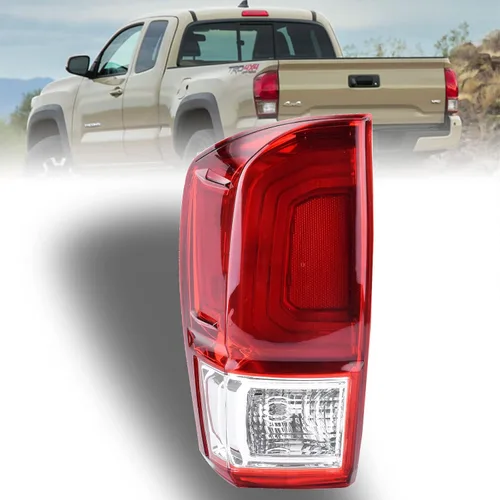 Luz Trasera Compatible con Toyota Tacoma 2016-2022 Lado Izquierdo del Conductor Conjunto de Luz Trasera Freno Señal con Bombilla # 81560-04170
