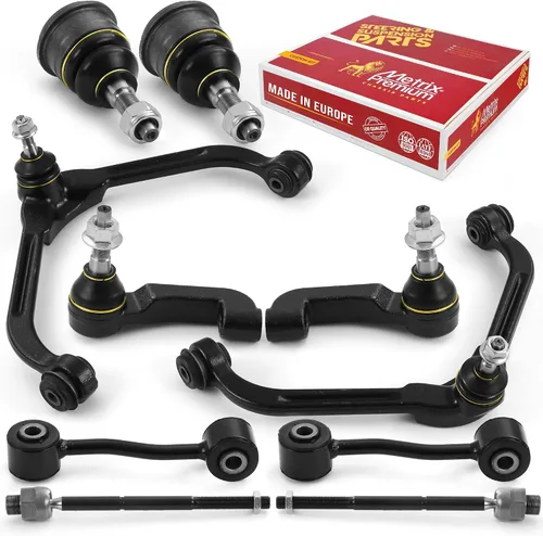 Miniatura 113 de Metrix Premium Chassis Parts - Kit de suspensión delantera de 10 piezas para BMW X5 2007-2013, BMW X6 2008-2014, reemplazo, fabricado en Europa
