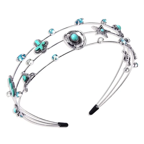 Miniatura 40 de Mokkia Diadema africana: mapa esmaltado Juneteenth con diamantes de imitación con diamantes de imitación de historia negra para mujer (africano 1)