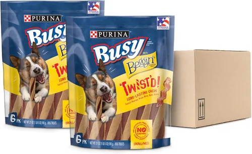 Miniatura 13 de Purina Busy with Beggin' Twist'd Golosinas Masticables de Hueso para Perros Adultos - Bolsa de 6 ct