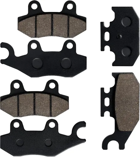 Miniatura 2 de LOCOPOW Pastillas de freno Rhino 660 700 Delanteras y traseras para Yamaha YXR660 4x4 2004-2007 Raptor 700 700R YFM700 2006-2012 Rhino 450 YXR450