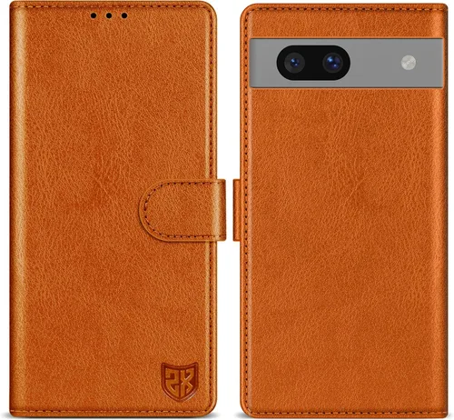 Miniatura 15 de ZZXX Funda tipo cartera para Google Pixel 7 con bloqueo RFID, ranura para tarjetas, función atril, cierre magnético, funda protectora de cuero