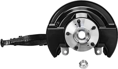 Miniatura 8 de Detroit Axle - Nudillo de dirección delantero izquierdo de 2.4L para Honda Accord 03-07 [transmisión manual], nudillo de dirección del lado