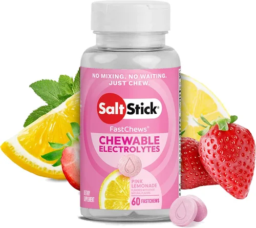 Miniatura 21 de SaltStick FastChews Electrólitos 60 tabletas de electrolitos masticables Tabletas de sal para corredores y nutrición deportiva de resistencia