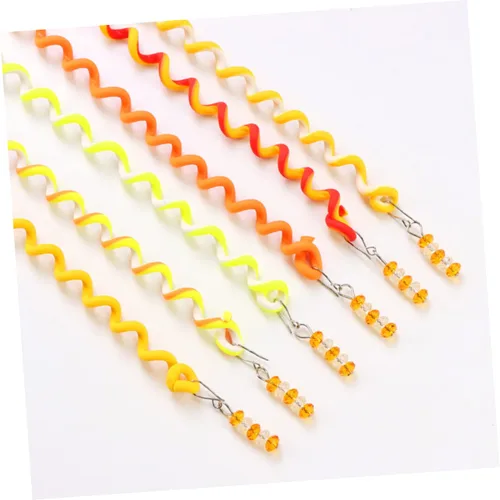 Miniatura 3 de Pinzas para el cabello para niños y niñas, paquete de 6 clips para niñas, herramienta trenzadora, accesorios de bricolaje amarillos