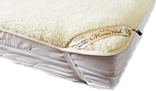 Miniatura 9 de Cubrecolchón protector de colchón, extra grueso, funda de colchón Woolmark debajo de la manta (39.4 x 74.8 in)