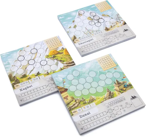 Miniatura 5 de Trek 12 Himalaya - Juego de mesa - Embárcate en una aventura de estrategia y habilidad del Himalaya. Juego de rodar y escribir para niños y adultos