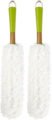 Miniatura 4 de Full Circle Dust Whisperer - Plumero de microfibra lavable, color verde