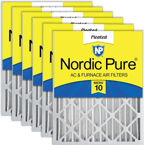 Miniatura 48 de Nordic Pure 12 x 24 x 4 (tamaño real: 11 1/2 x 23 3/8 x 3 5/8) de carbono puro plisado para reducción de olores Merv 8, filtro para horno, 1 paquete
