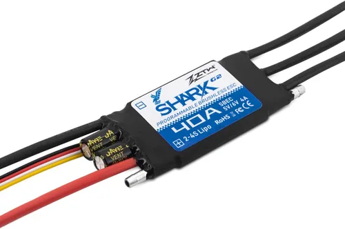 Miniatura 11 de ZTW Shark G2 Series 100A Bi-Direction Refrigeración por agua ESC sin escobillas con SBEC 8A/5V para barco RC y otros proyectos de bricolaje