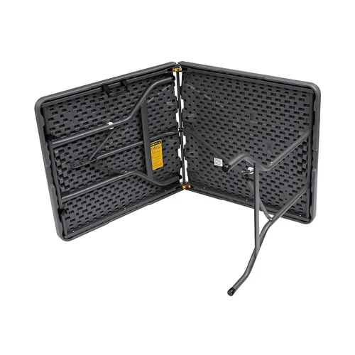 Miniatura 8 de Iceberg IndestrucTable Too - Mesa plegable biplegable, interior/exterior, grado comercial, carbón, 60 pulgadas de ancho x 30 pulgadas de profundidad