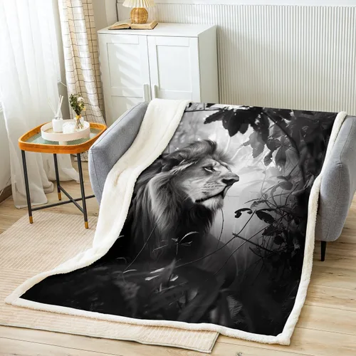 Miniatura 7 de Manfei Sports Car Kids Throw Blanket Blue and Orange Fire Bed Blanket for Boys Girls Room Decor, Black Racing Car Blanket for Couch Sofa, Soft and