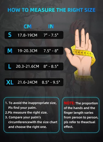 Miniatura 7 de BALEAF Guantes térmicos de ciclismo para hombres y mujeres, acolchados que absorben los golpes, guantes de ciclismo de montaña para dedos completos
