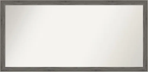 Miniatura 134 de Amanti Art Espejo personalizado, espejo de baño gris plomo a rayas, espejo de pared o espejo de tocador de baño sobre el fregadero