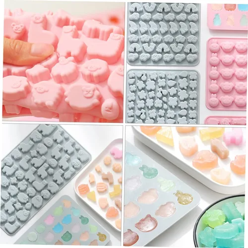 Miniatura 9 de 2 moldes de silicona para hornear de alpaca, moldes de chocolate para bricolaje, moldes para dulces con forma de animal para uso doméstico