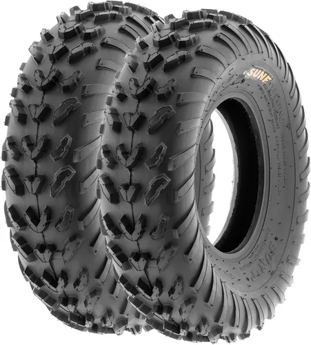 Miniatura 10 de Par (2) de neumáticos SunF A007 18x7-7 para ATV Go-Kart Sport-Performance, 4 PR, Sin Cámara