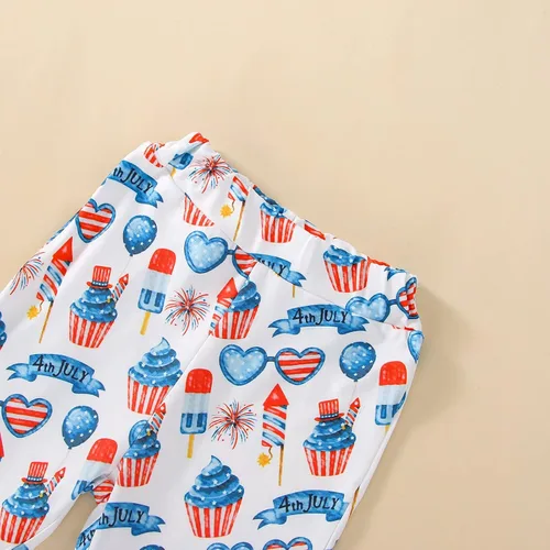 Miniatura 21 de Eadrioss Ropa para bebé niña pequeña, traje de campana de manga corta, camisa de flores para niños, pantalones florales acampanados, ropa de verano