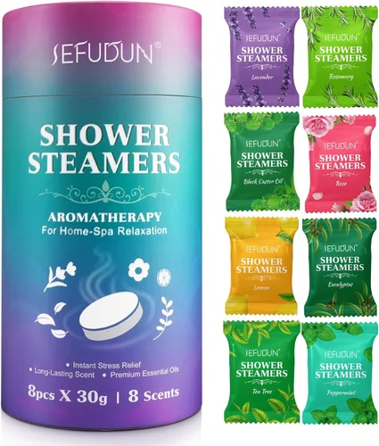 Miniatura 2 de 8 paquetes de vaporizadores de ducha, aromaterapia, bombas de ducha para el día de San Valentín, regalos de cumpleaños de relajación para mujeres