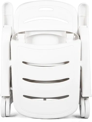 Miniatura 9 de Giantex Tumbona plegable con ruedas, silla de patio al aire libre, tumbona ajustable con ruedas reclinable de 5 posiciones con reposabrazos