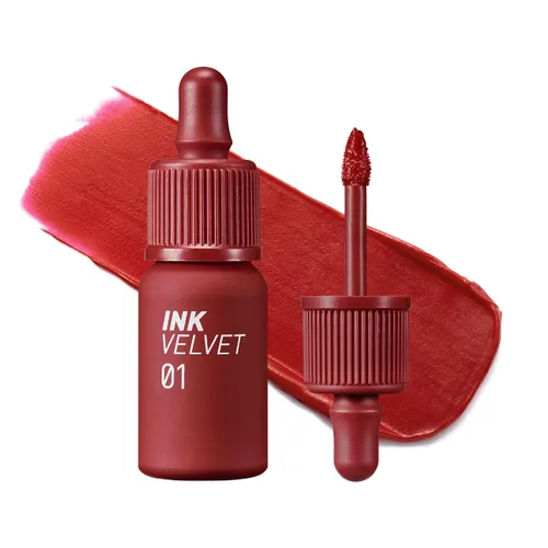 Miniatura 10 de Peripera Ink Airy Velvet - Tinte labial de alta pigmentación, ligero, suave, hidratante (030 WAKE UP CHERRY)