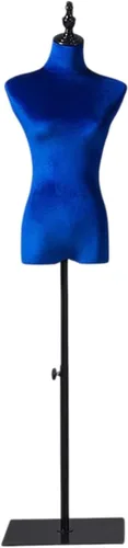 Miniatura 17 de Female Mannequin Torso with 140-185 Cm Adjustable Height Stand, Shoulders 39 Cm /Bust 86 Cm / Waist 64 Cm / Hip 84 Cm(Brown,with arms)