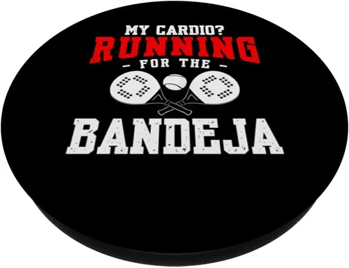 Miniatura 2 de My Cardio Running for The Bandeja Padel Racquet Paddle PopSockets Adhesive PopGrip