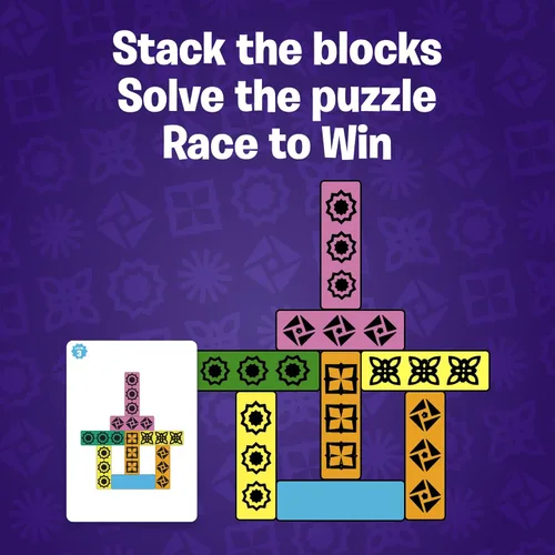 Miniatura 2 de Blockwork by Uzzle Games - Juego de mesa familiar de ritmo rápido - Múltiples niveles de dificultad - Juego de rompecabezas agradable y desafiante