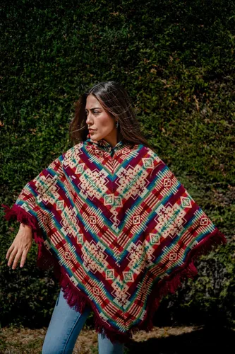 Miniatura 11 de Ponchos for Women, Alpaca Wool, Ponchos Adult, Poncho Sweater Women, Womens Poncho, Blue shawls and wraps