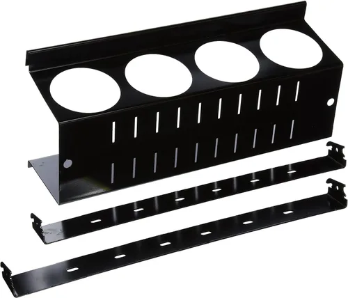 Wall Control Soporte para latas de aerosol y organizador de latas de aerosol para tablero de clavijas Wall Control y tablero de herramientas Negro